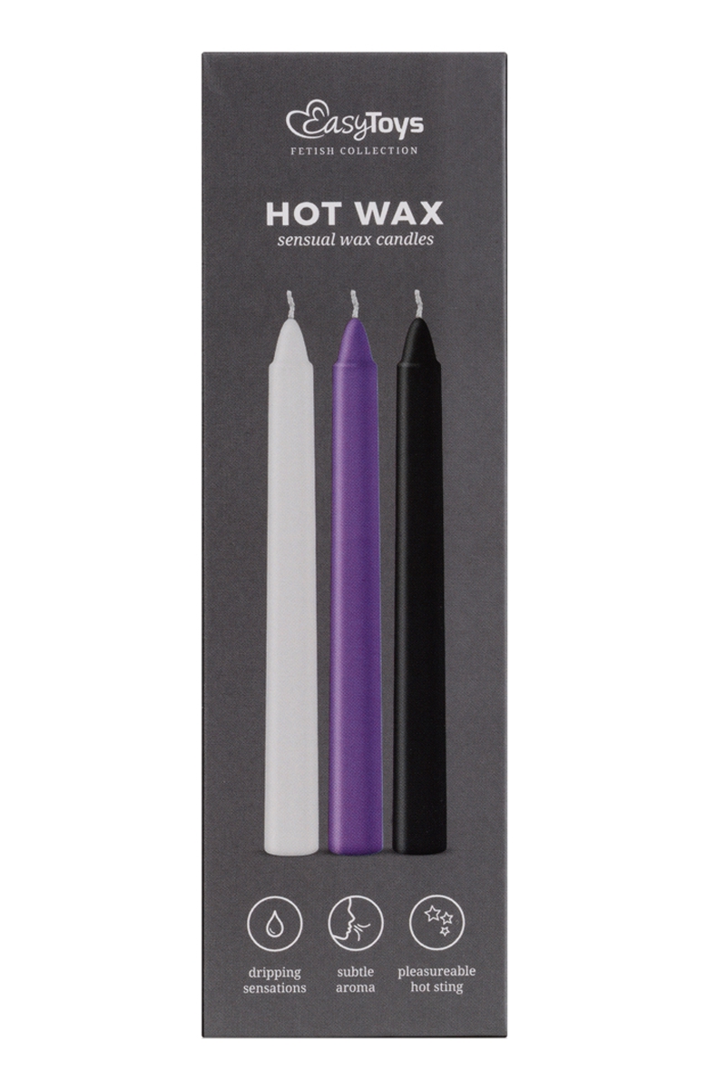 3 Bougies sensuelles Easytoys Fetish Collection