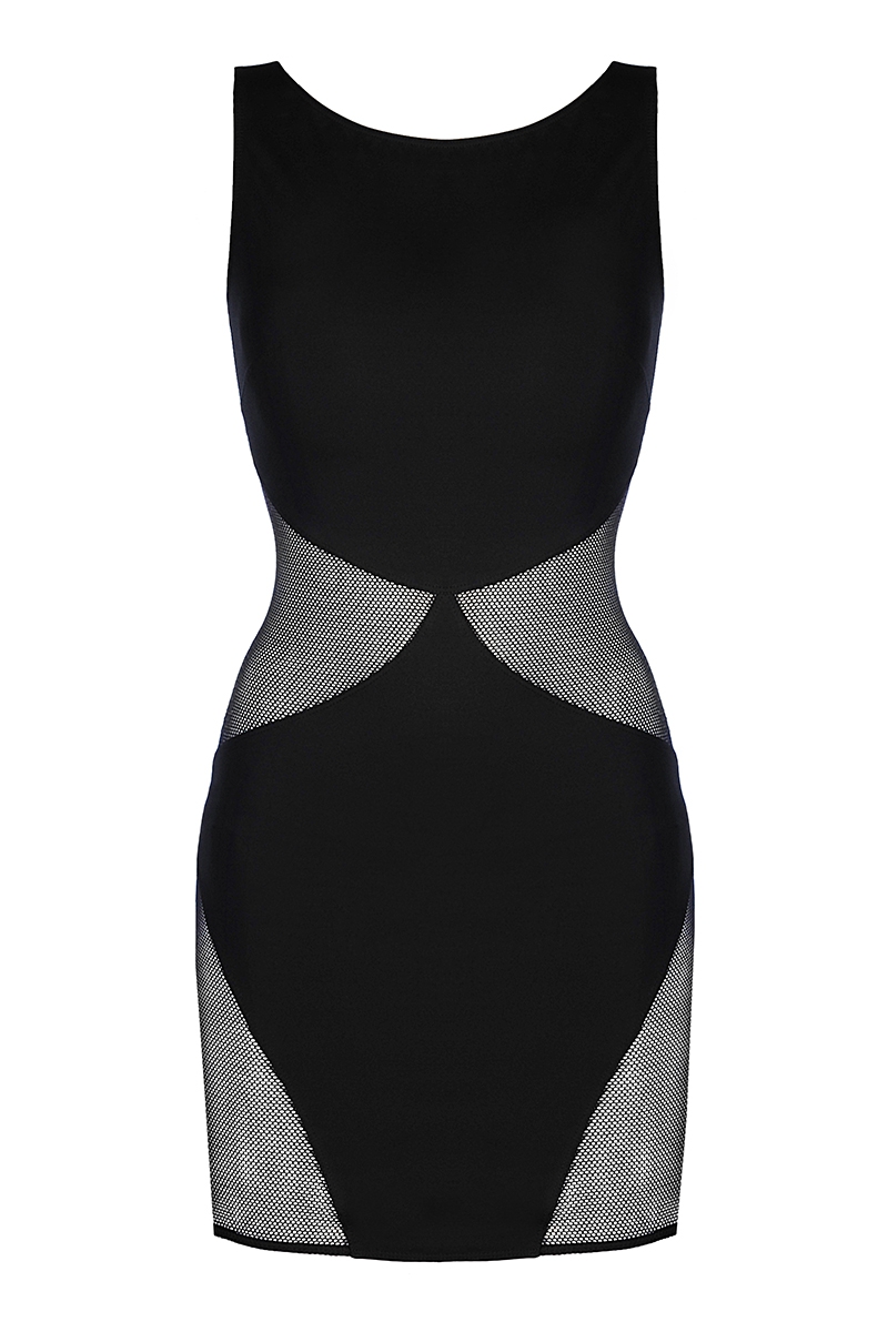 Robe noire V-9279 - Axami