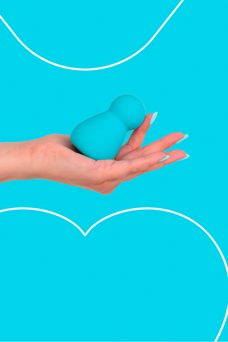 Mini vibro rechargeable Applust bleu - FairyGasm