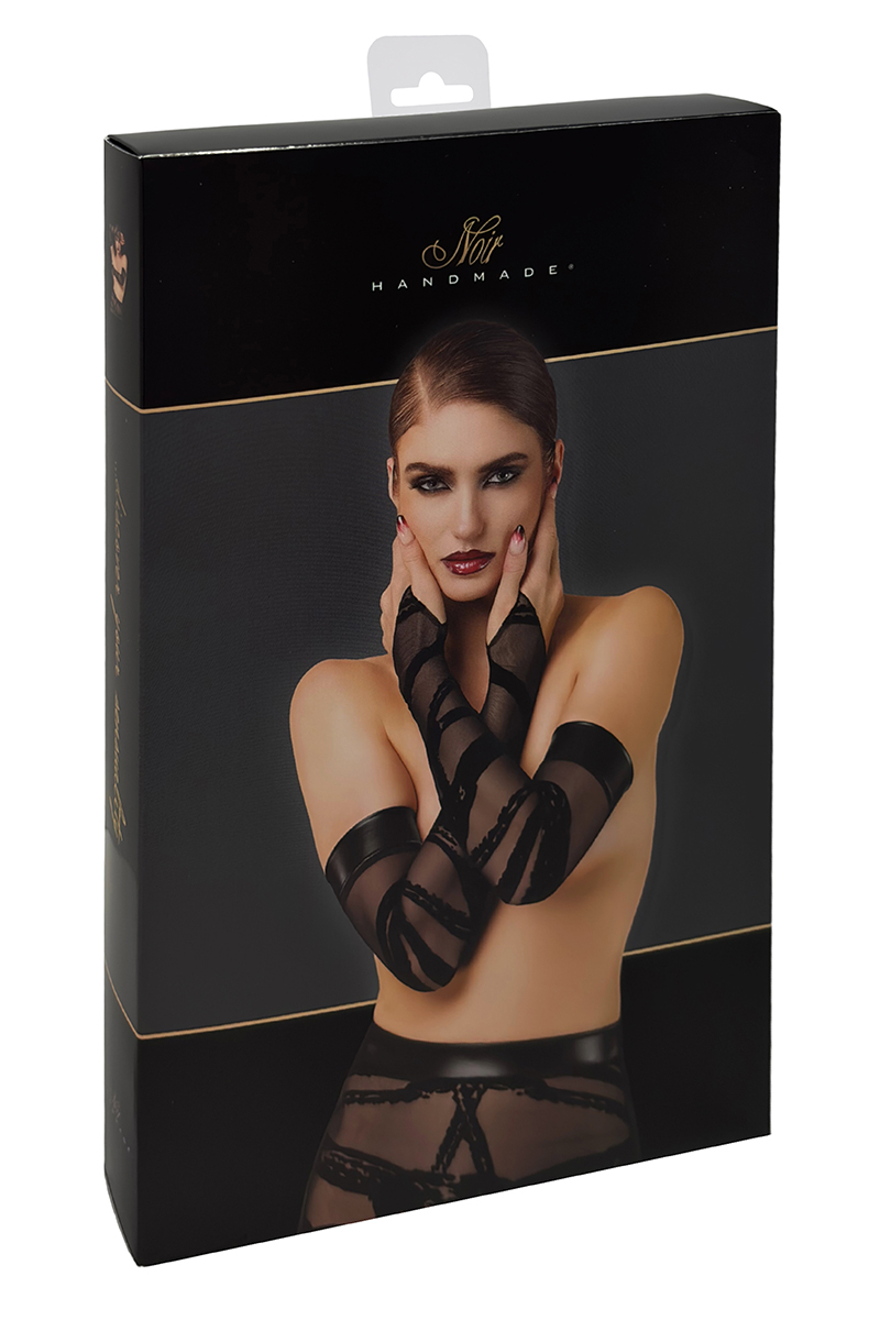 Gants longs floqués Bondesque F361