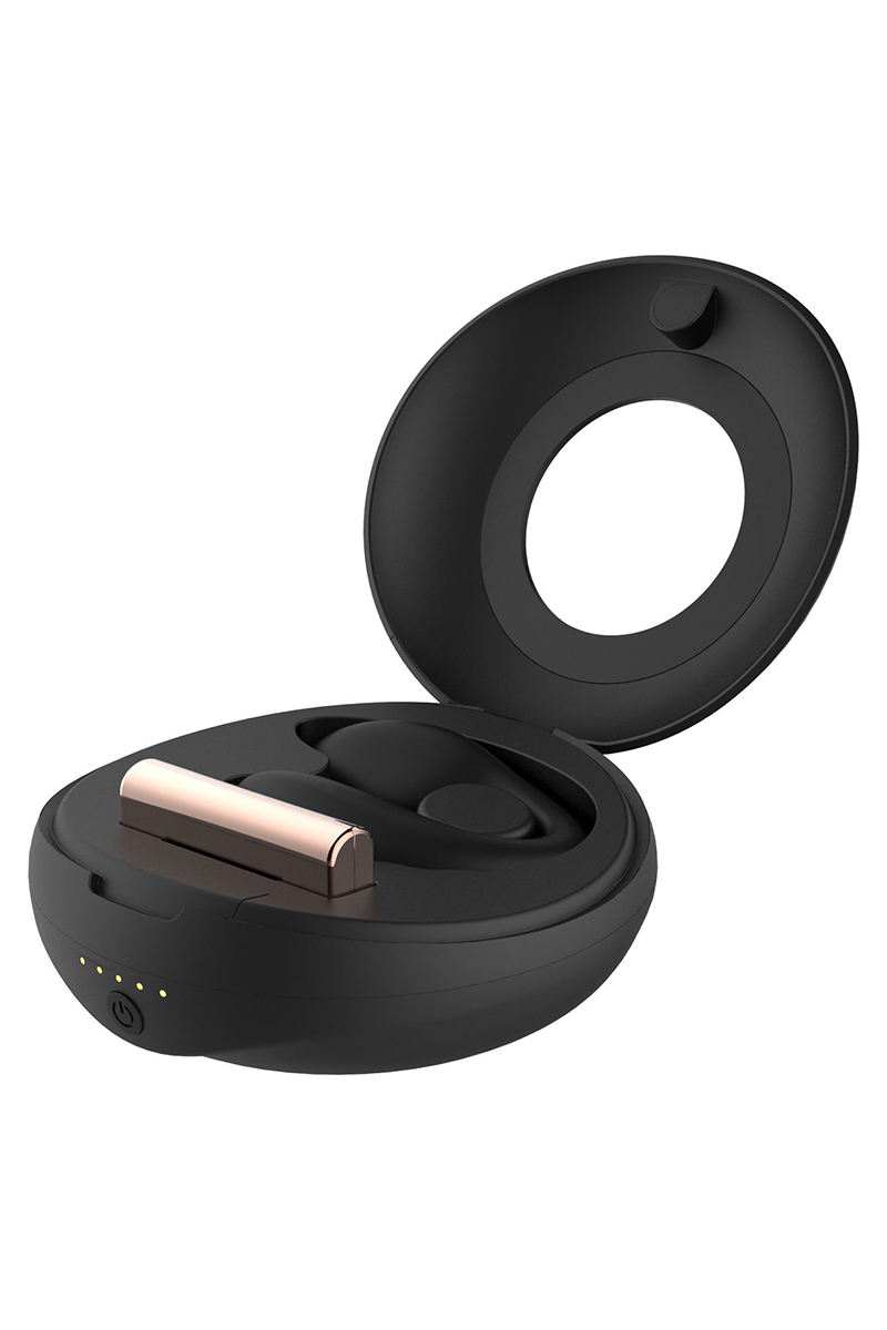 Vibro pour couple C-Shape - Rosy Gold