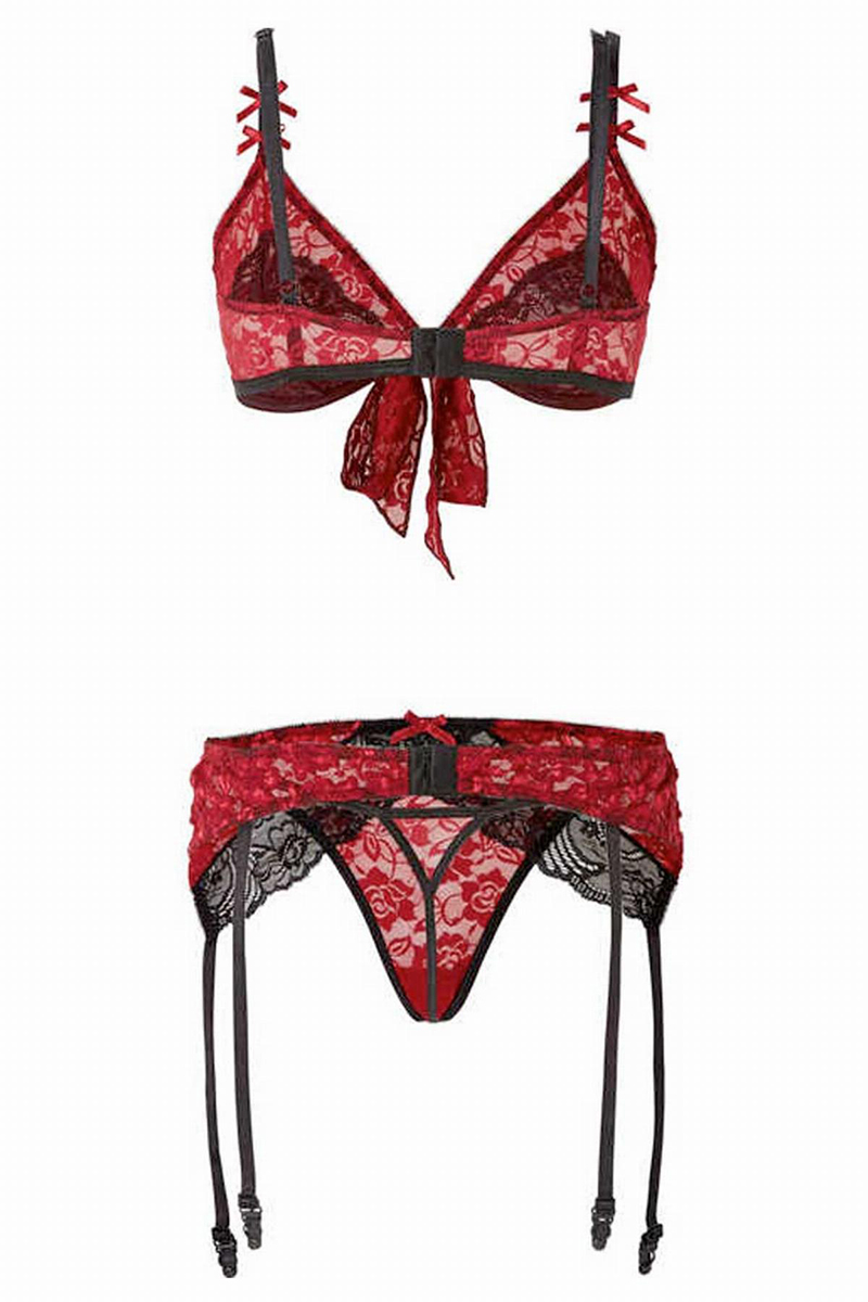 Ensemble lingerie 3 pièces Bobbi