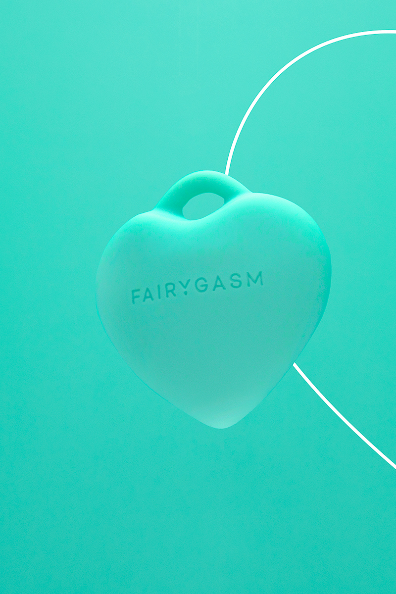 Stimulateur pendentif PleasureStone vert - FairyGasm