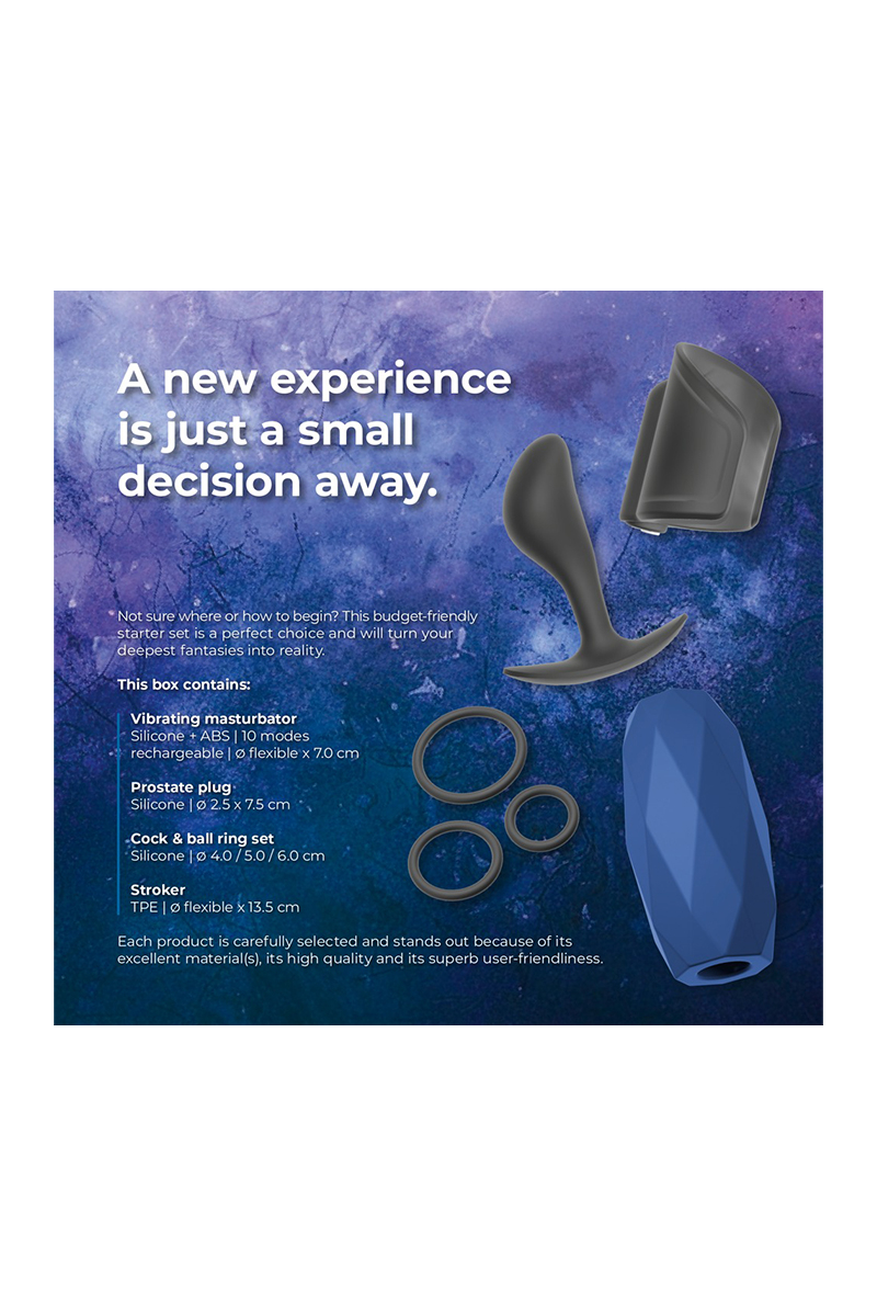 coffret 4 sextoys pour homme - Magic Shiver