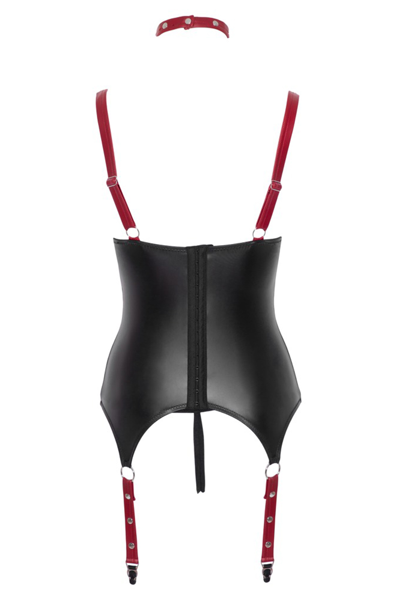 Ensemble ouvert avec collier et menottes