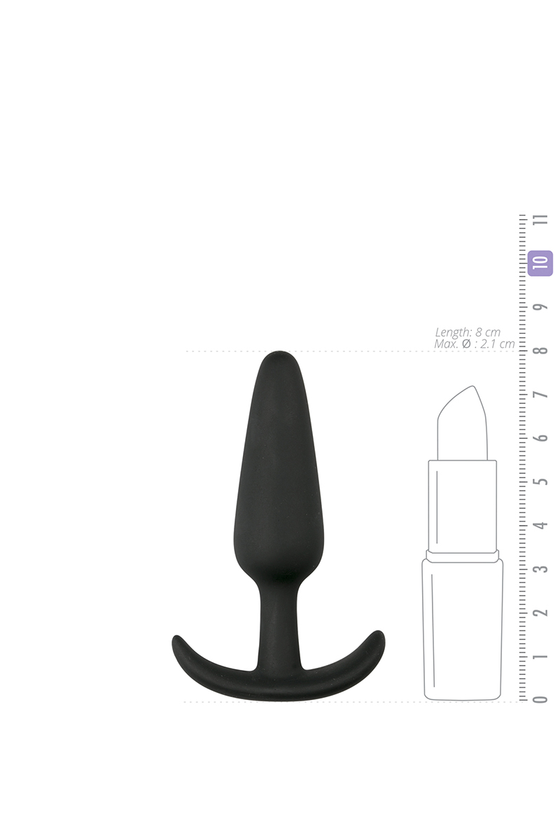 Mini plug Anchor silicone 8 x 2,1 cm - Easytoys