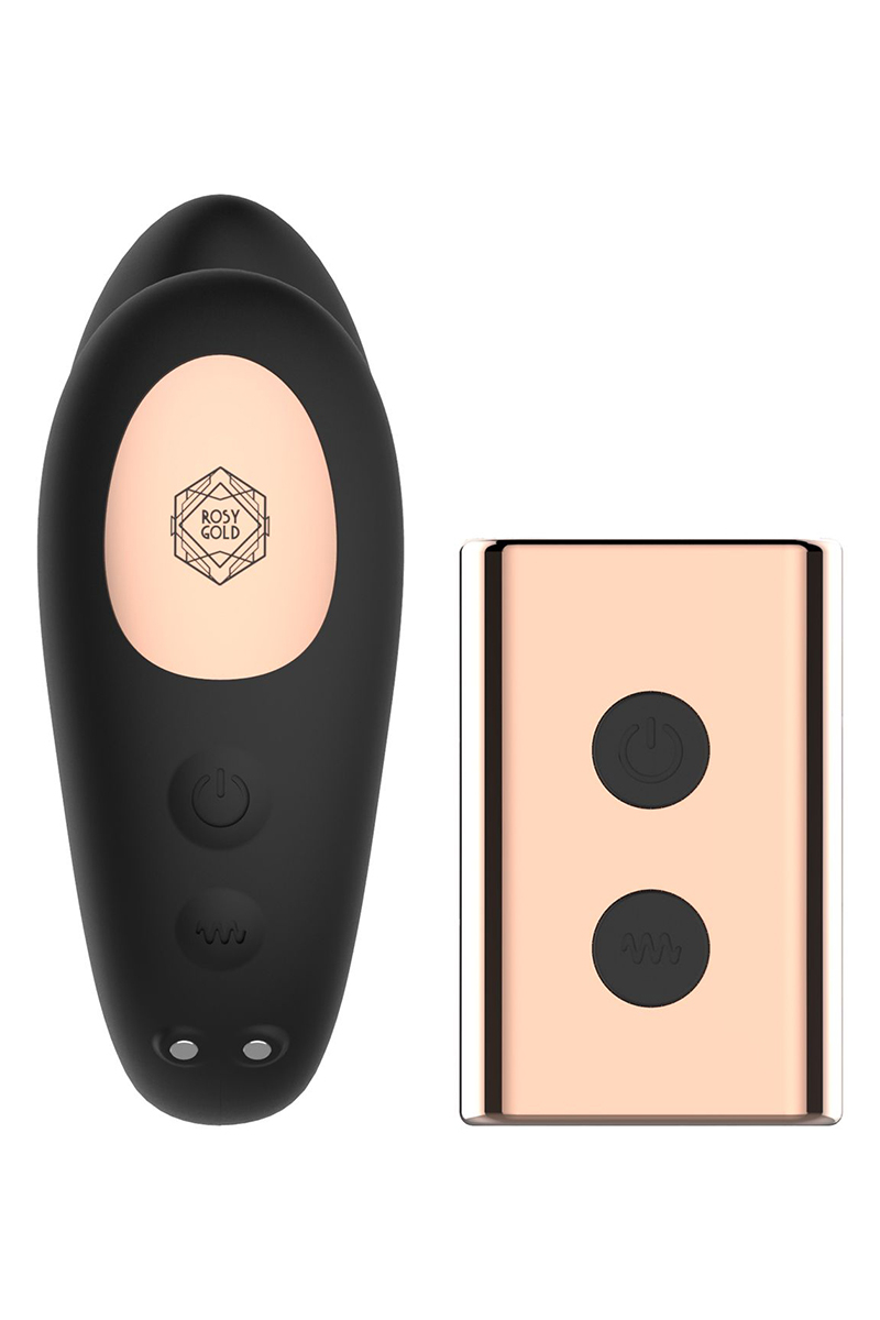Vibro pour couple C-Shape - Rosy Gold
