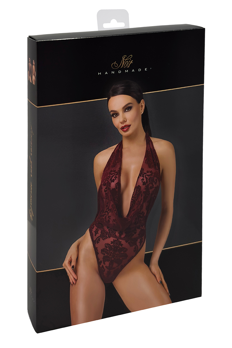 Body en tulle floqué Kink Royal F386