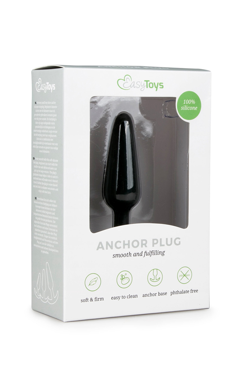 Mini plug Anchor silicone 8 x 2,1 cm - Easytoys