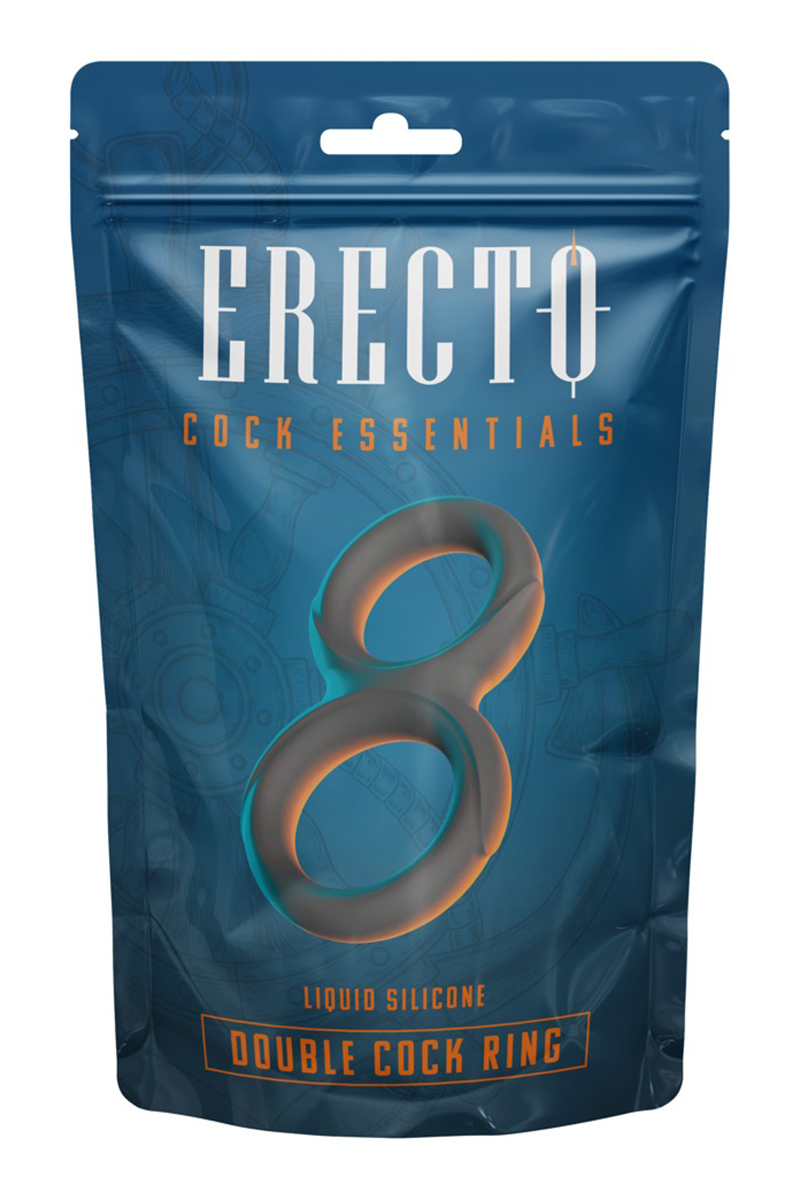 Double Cock Ring liquid silicone - Erecto