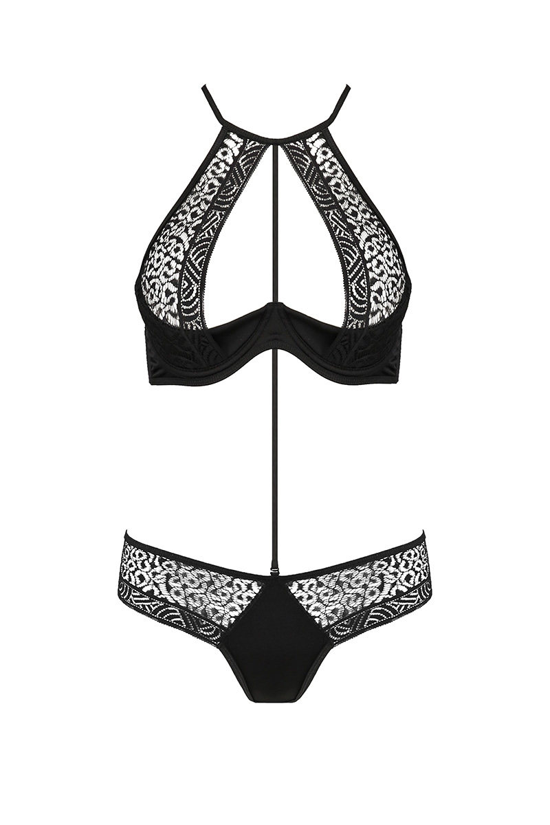Ensemble Scarlet noir