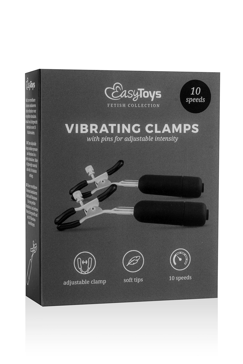 Pinces à tétons vibrantes - Easytoys Fetish Collection