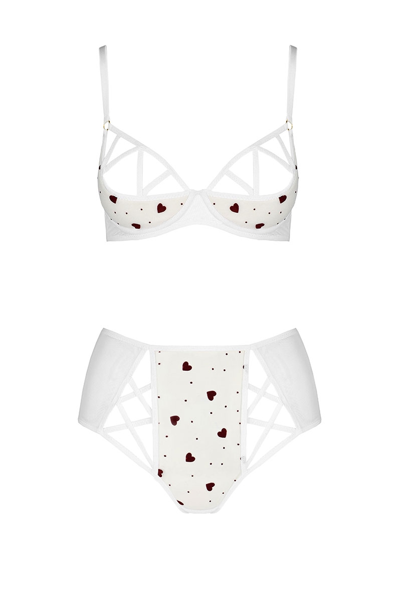 Ensemble sexy blanc Lovelia