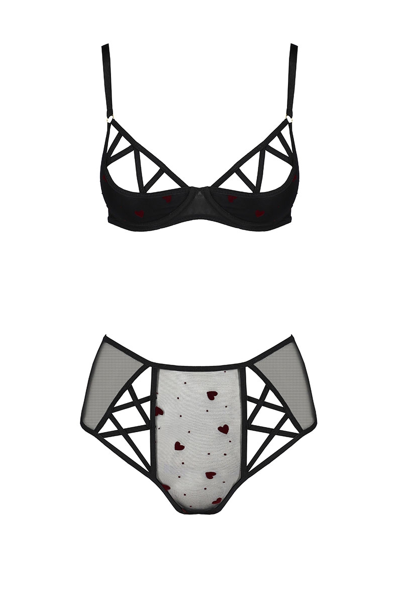 Ensemble sexy noir Lovelia