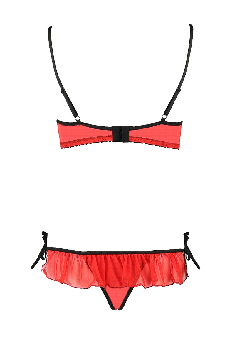 Ensemble lingerie seins nus Cherry