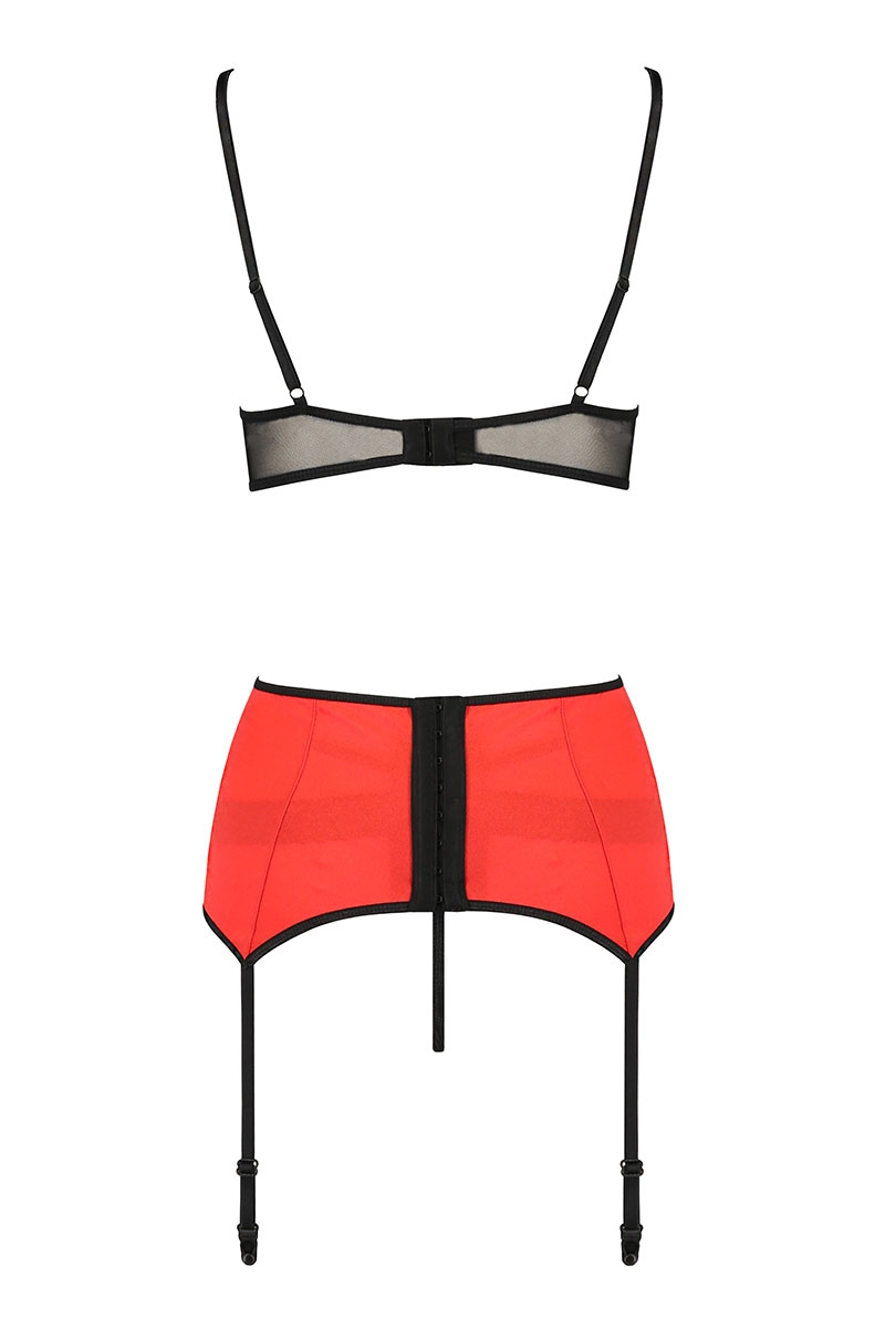Ensemble lingerie à jarretelles Femmina