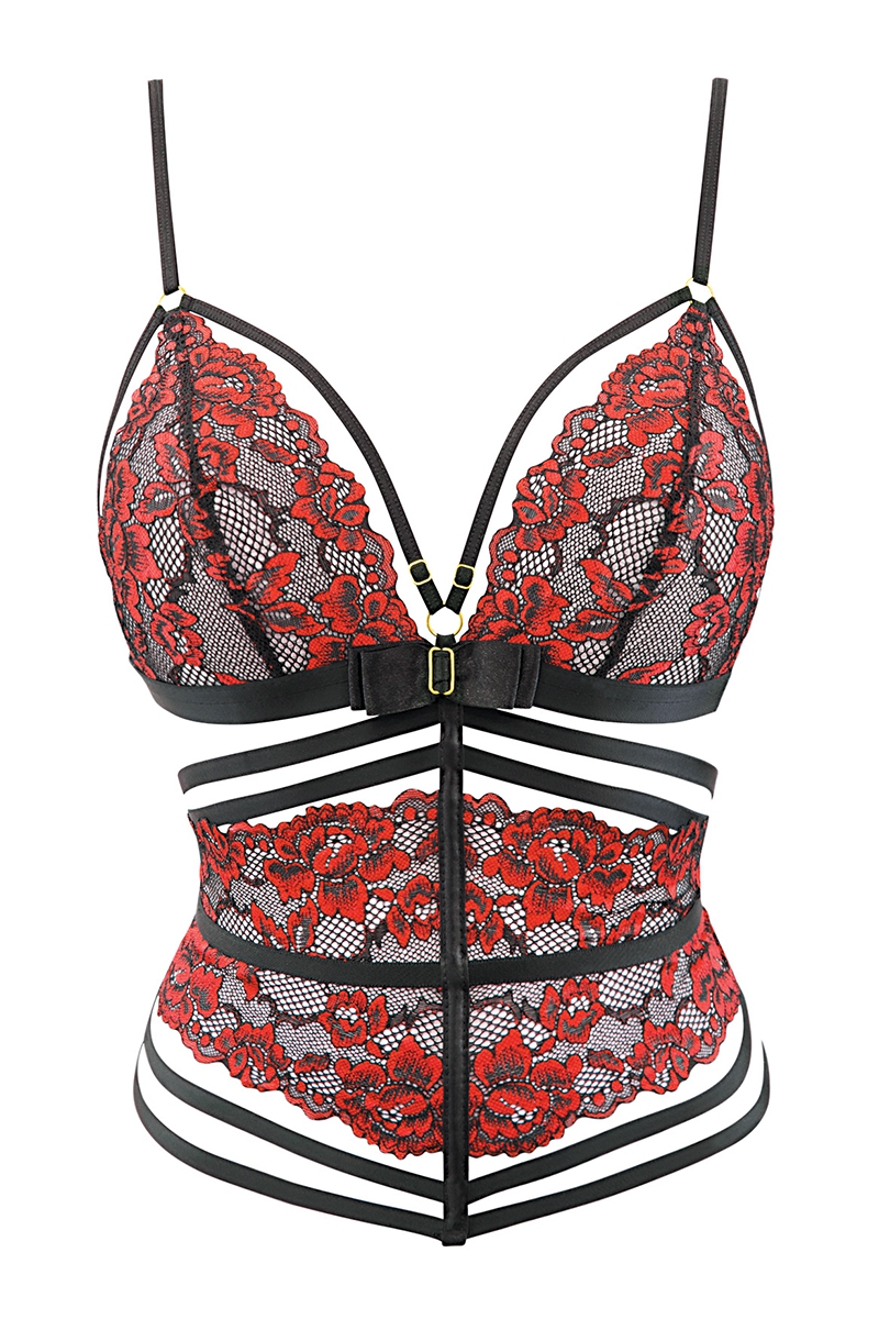 Soutien-gorge serre-taille V