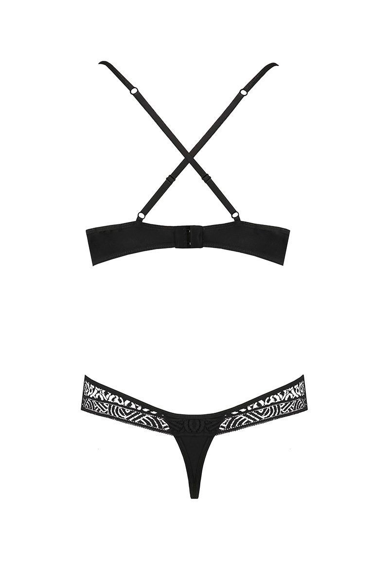 Ensemble Scarlet noir