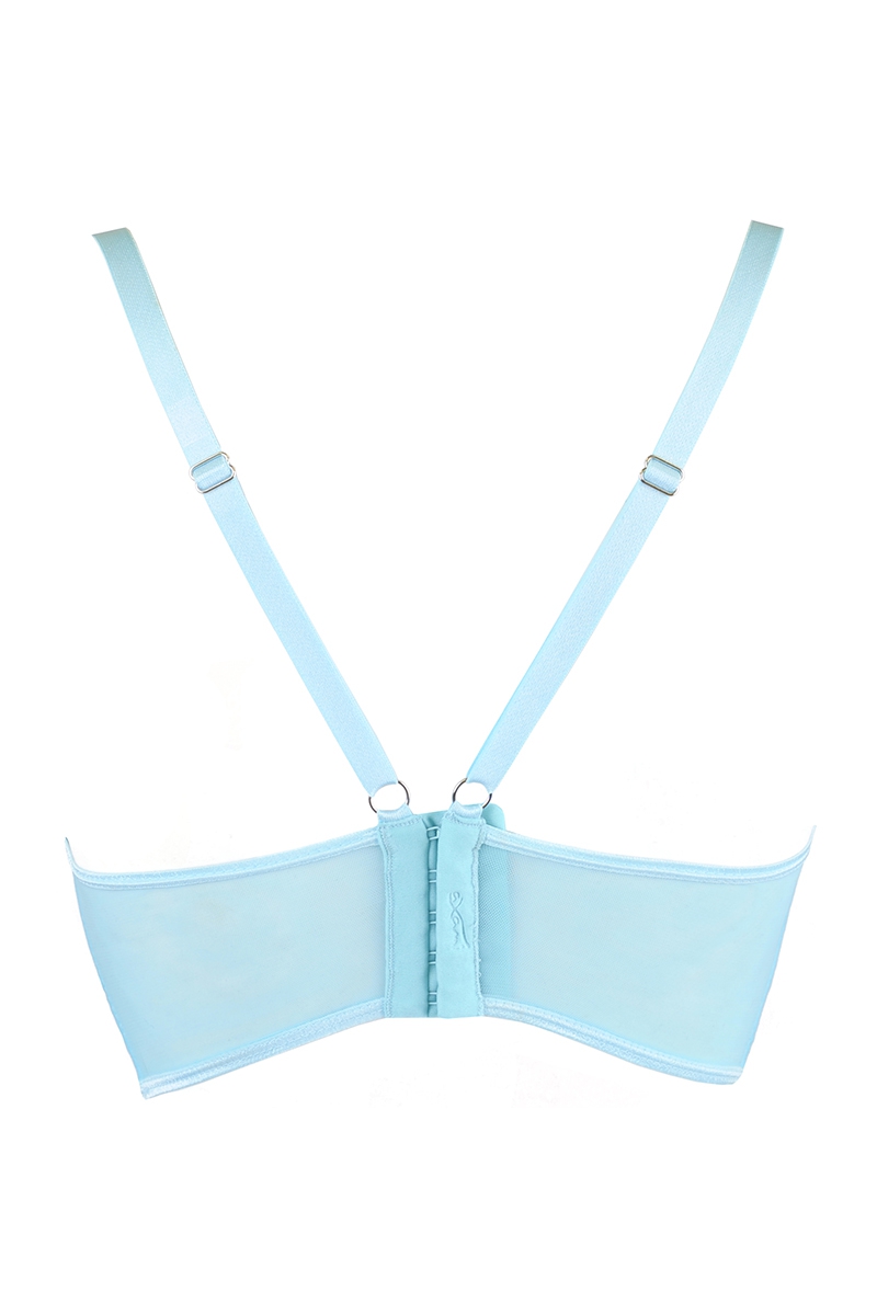 Soutien-gorge dentelle bleu